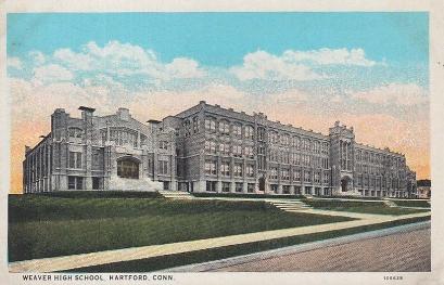 Postcard_Weaver_High_School_Hartford