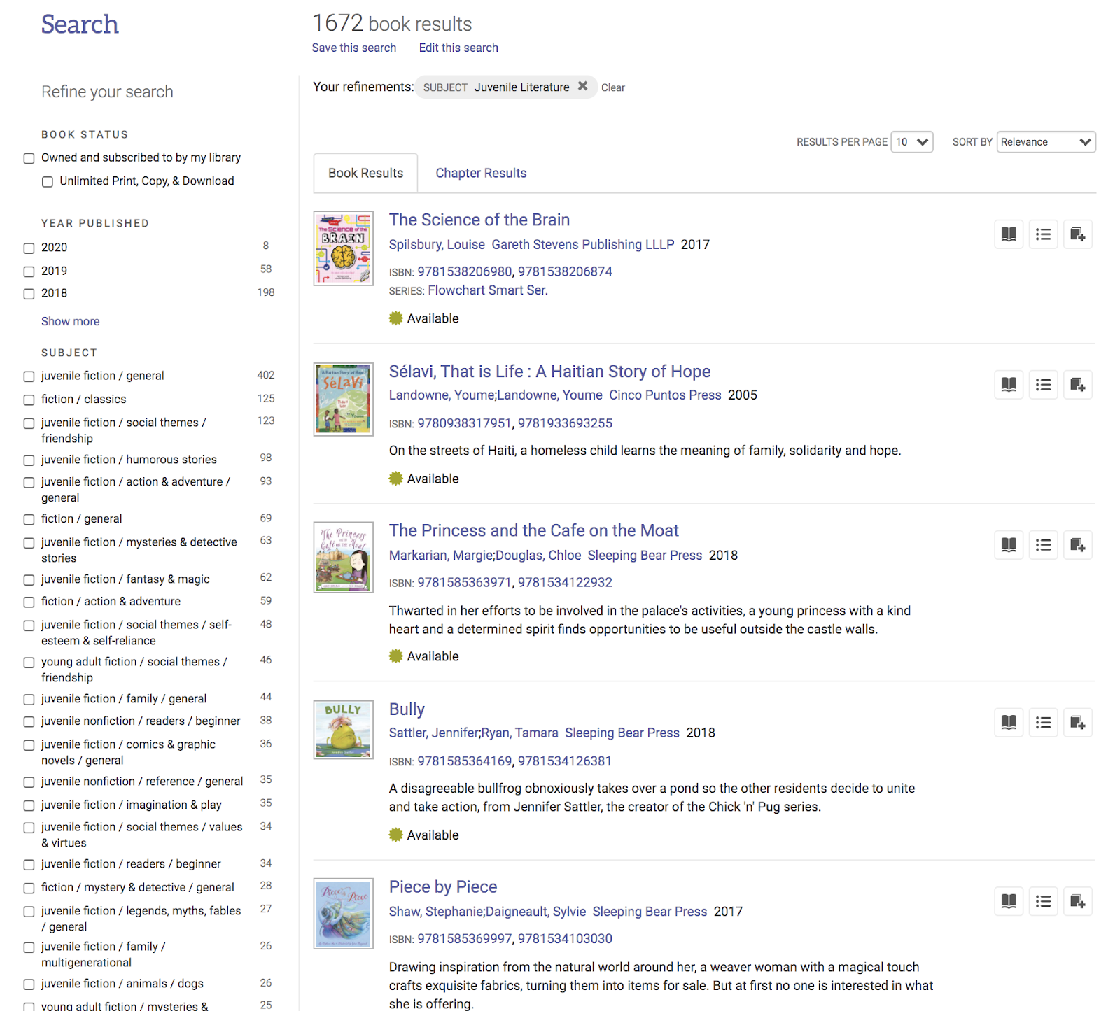 2021-03-15 Children's and YA Materials on Ebook Central