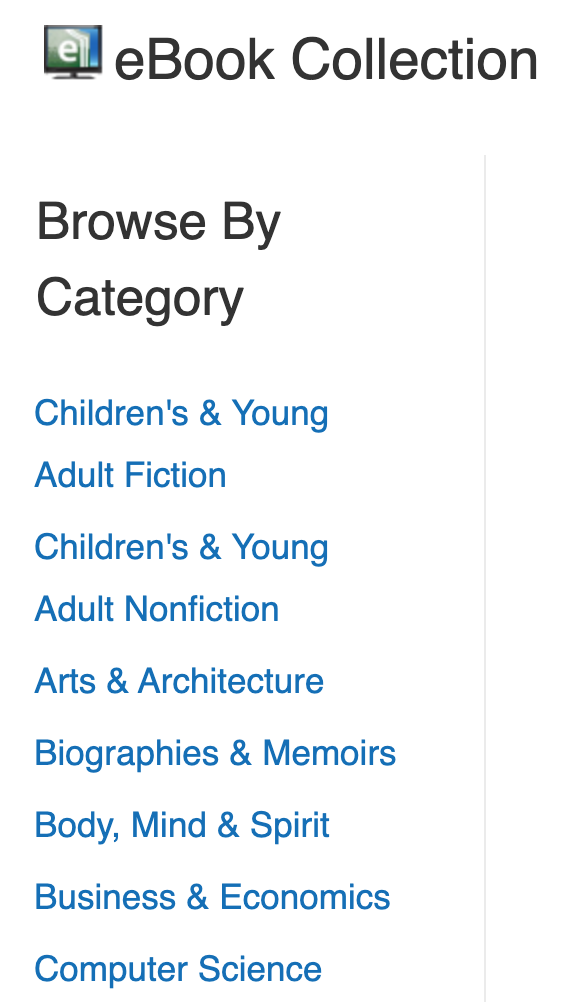 2021-03-24 Children's and YA Materials on eBooks on Ebscohost