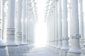 Multiple white columns