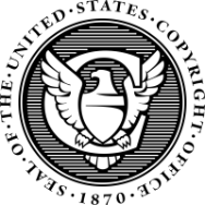 The seal of the US copyright office