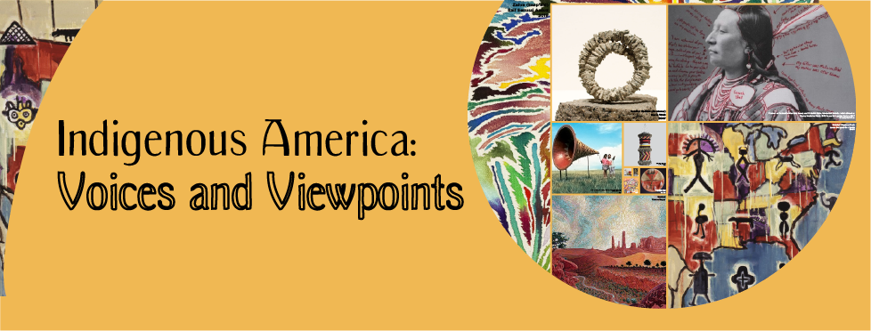 Indigenous America: Voices and Viewpoints Book Display Header