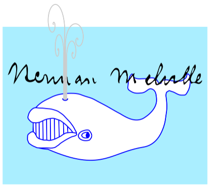 Herman Melville signature Moby Dick.svg