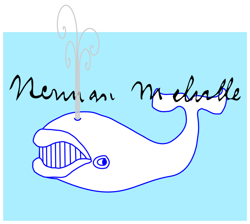 Herman Melville signature Moby Dick.svg