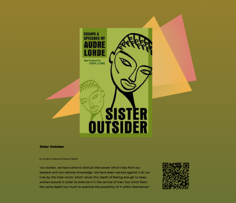 Cover of the book Sister Outsider by Audre Lorde