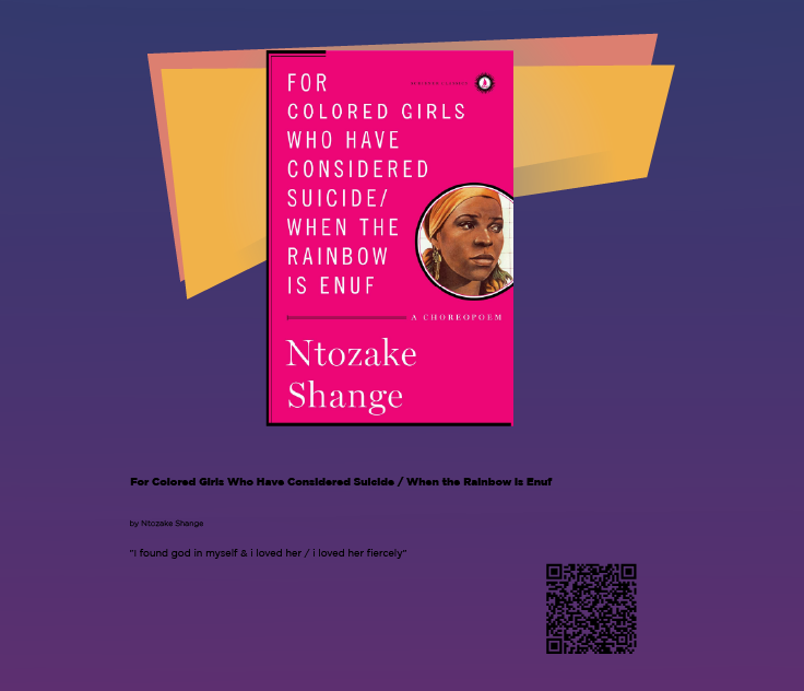 Cover of the book For Colored Girls who have considered suicide/ when the rainbow is enuf by Ntozake Shange