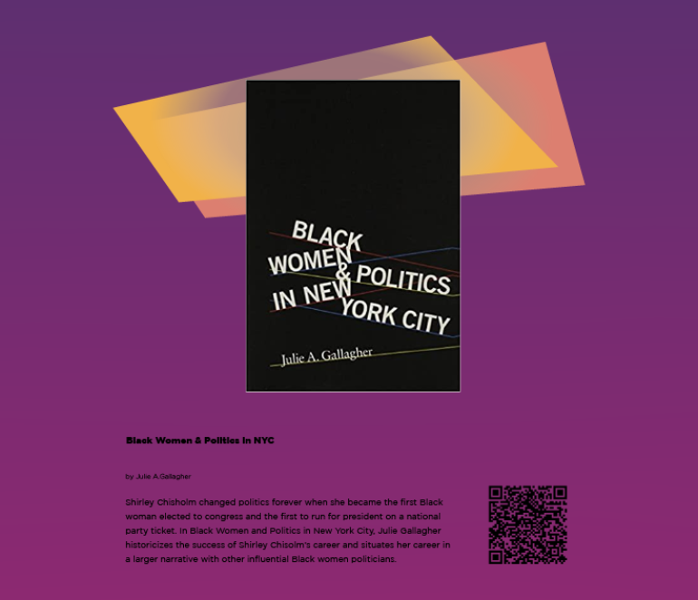Cover of the book Black Women & Politics in NYC by Julie Gallagher