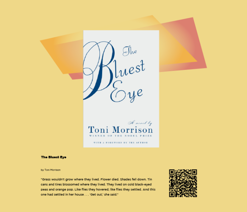 Cover of book The Bluest Eye by Toni Morrison