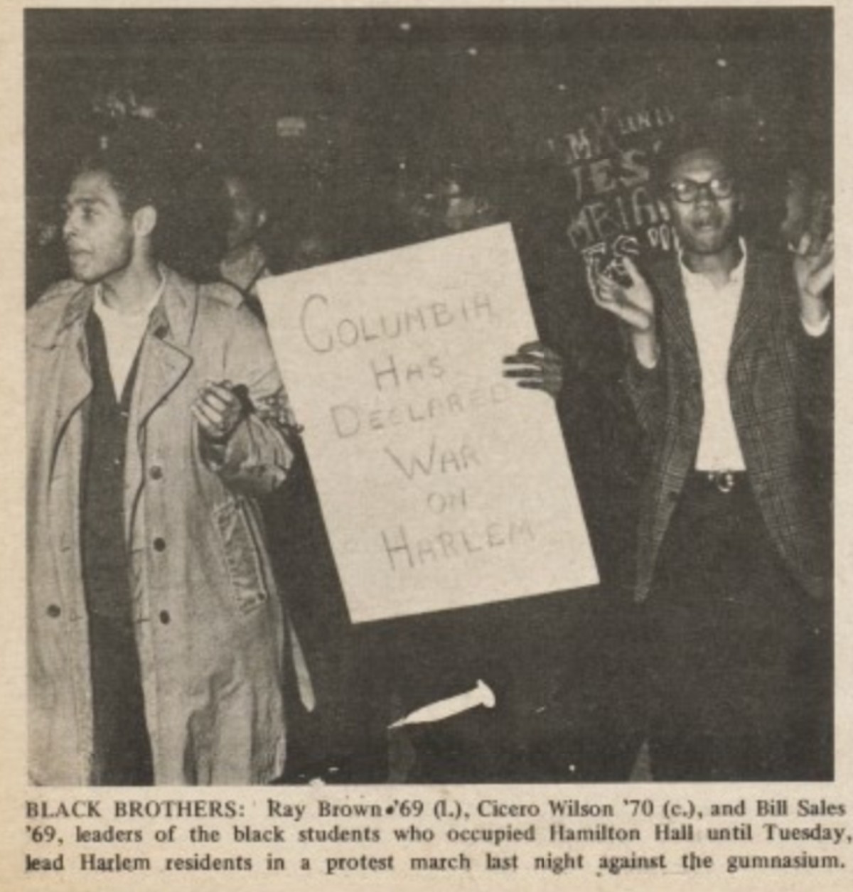 newspaper clipping saying 