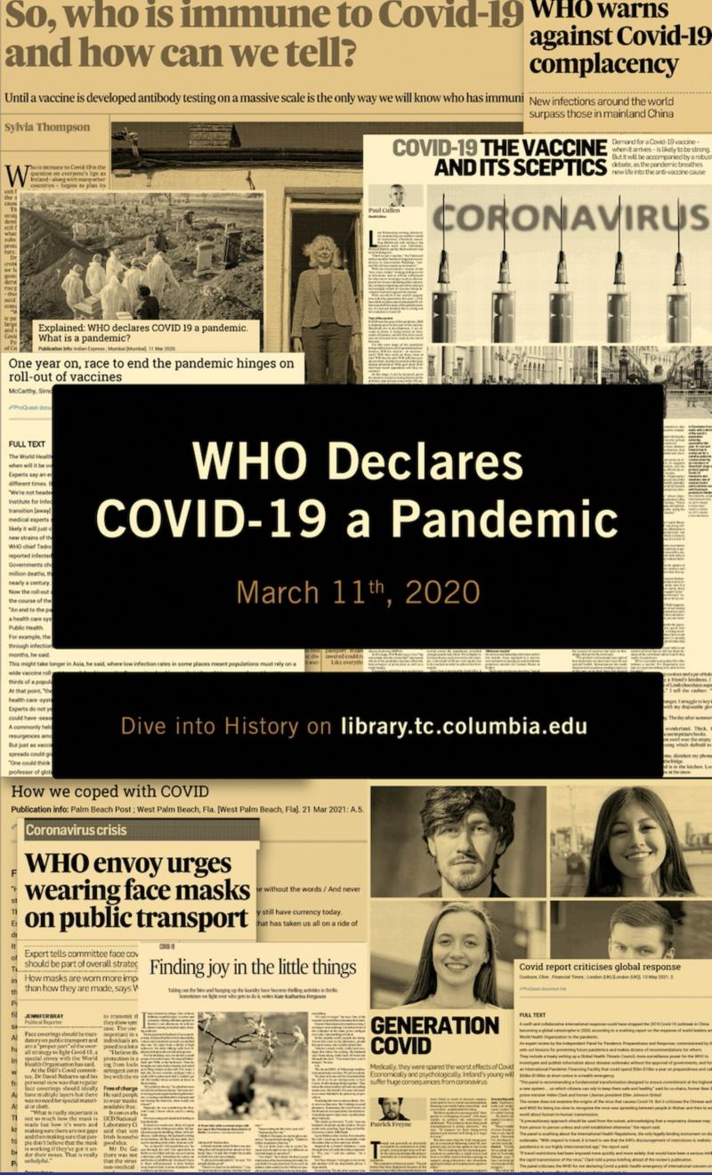 Today In History: WHO Declares COVID-19 a Pandemic