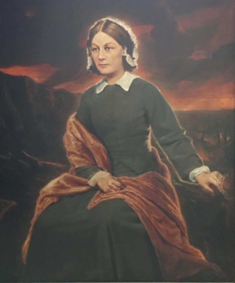 A painting of Florence Nightingale