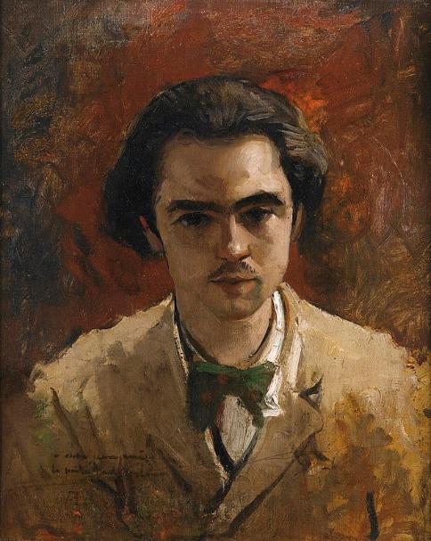 Painting of Frederic Bazille by Paul Verlaine