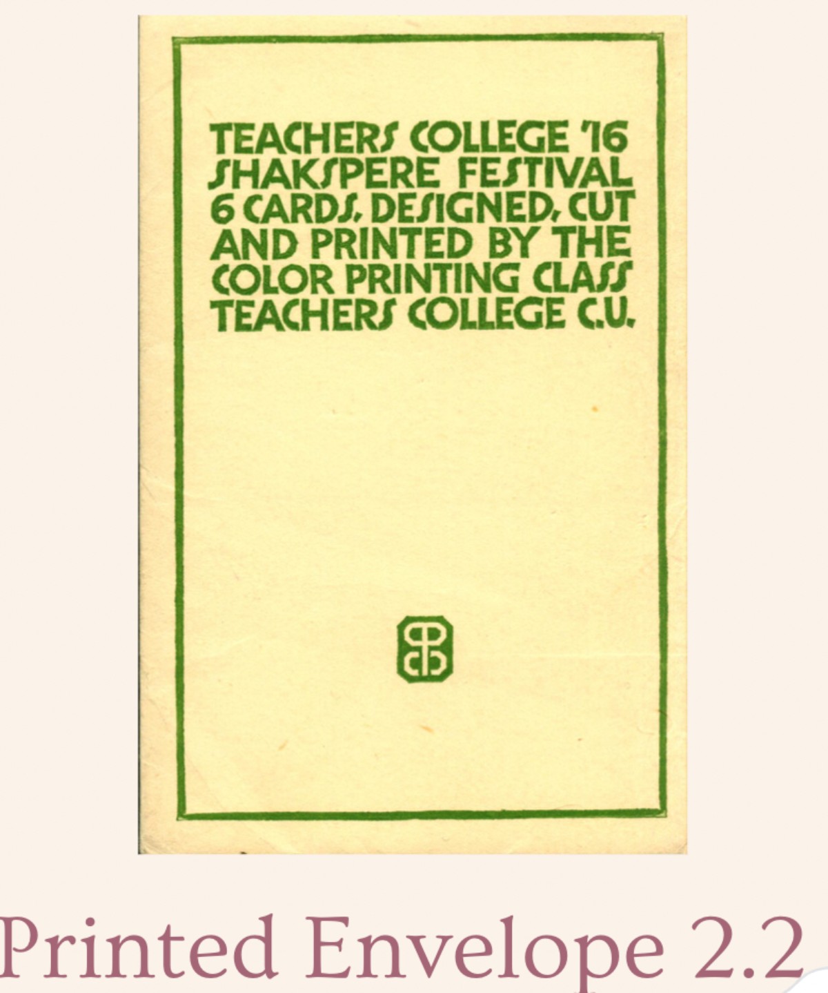 Printed_Envelope_Dow_Shakespeare_Festival