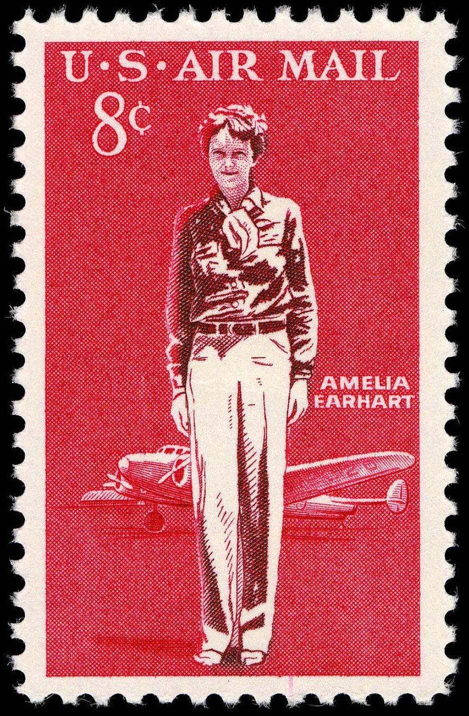 Amelia_Earhart_Stamp_1963