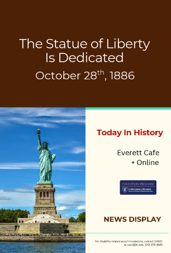 Poster with Image of the Statue of Liberty