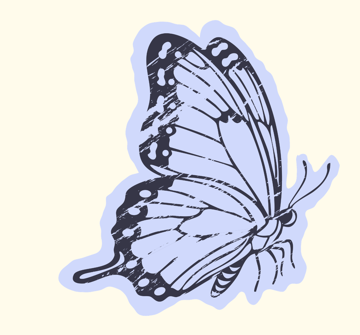 Vintage_blue_butterfly