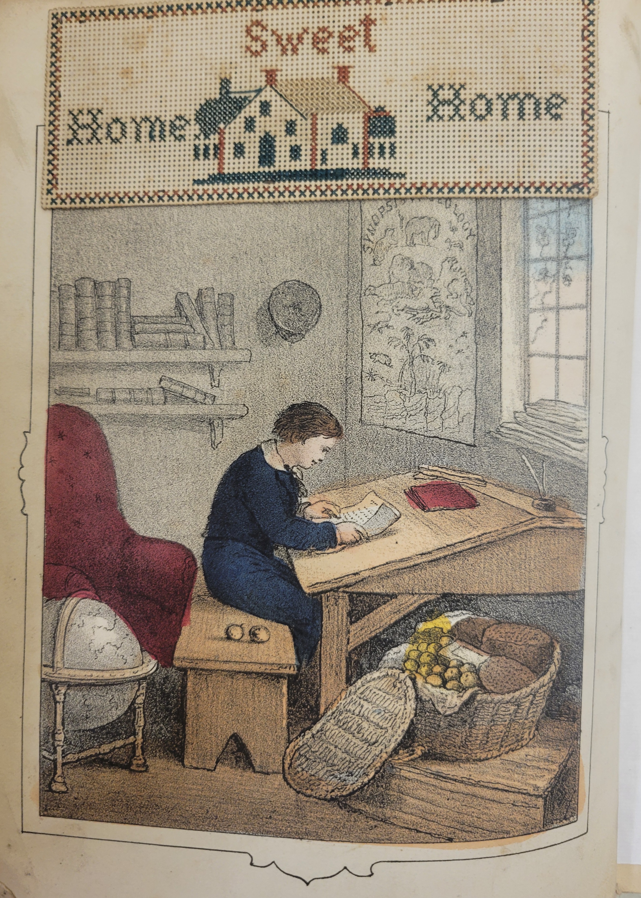 crochet with the phrase home sweet home