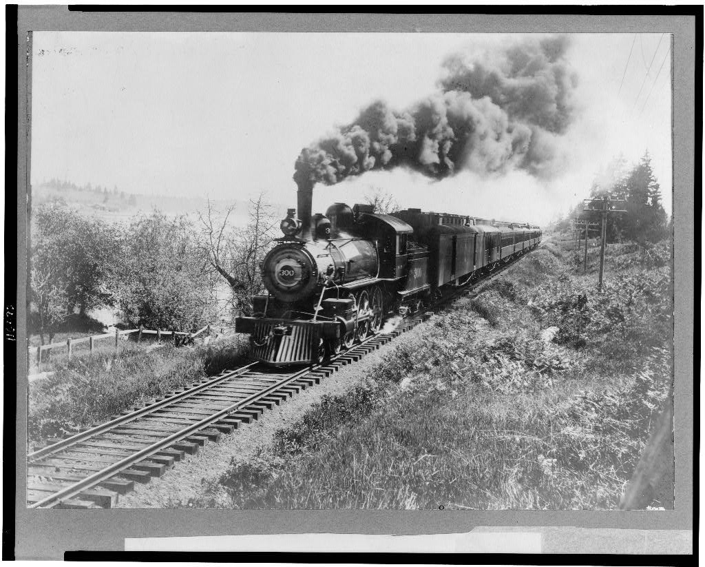 North Coast Pacific Train Photographic Print 1900