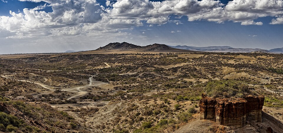 View of Olduvai Gorge