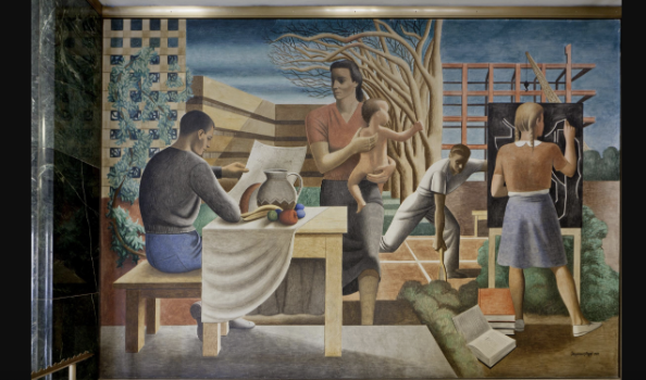 The_Security_of_the_People_Seymour_Fogel_WPA_mural