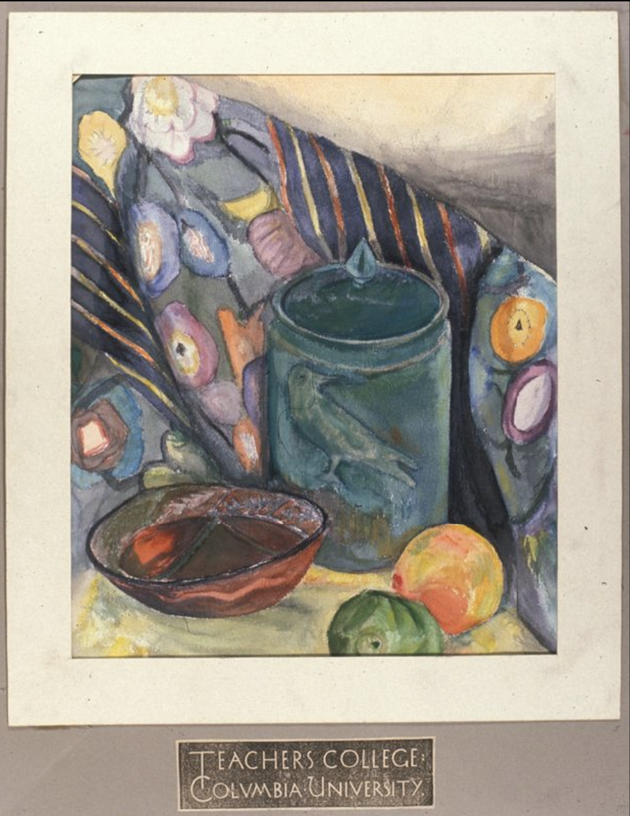 Still Life with Jar and Fruit