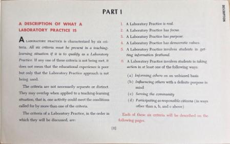 description of lab practice