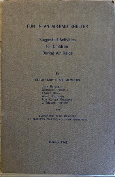 fun in an air raid cover