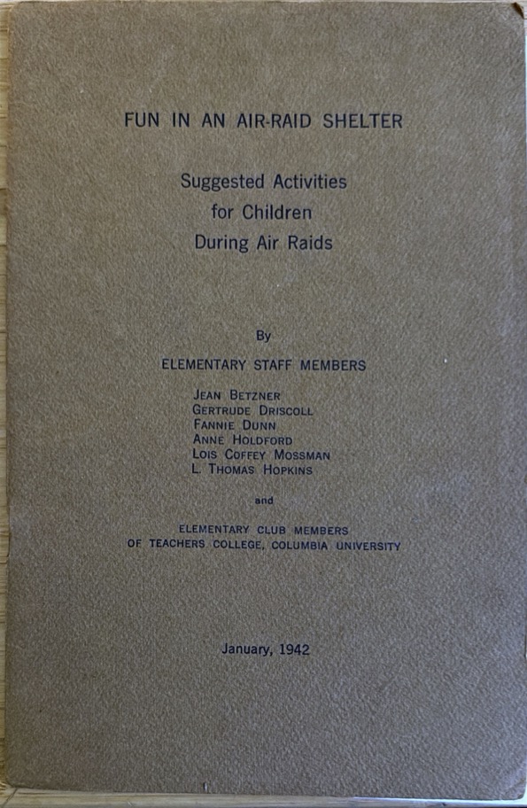 fun in an air raid cover