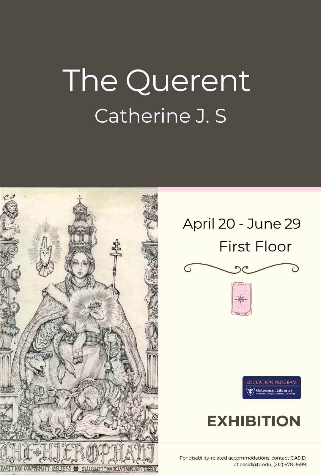 Poster Image of Hierophant in Tarot _ by Artist
